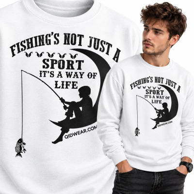 BLUZA NOT DLA WĘDKARZA JUST A SPORT